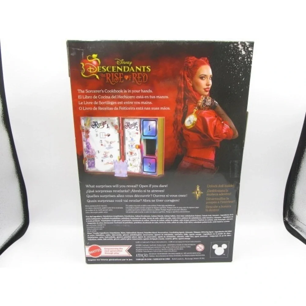 Disney Descendants The Rise Of Red The Sorcerer's Cookbook With Fashion Doll